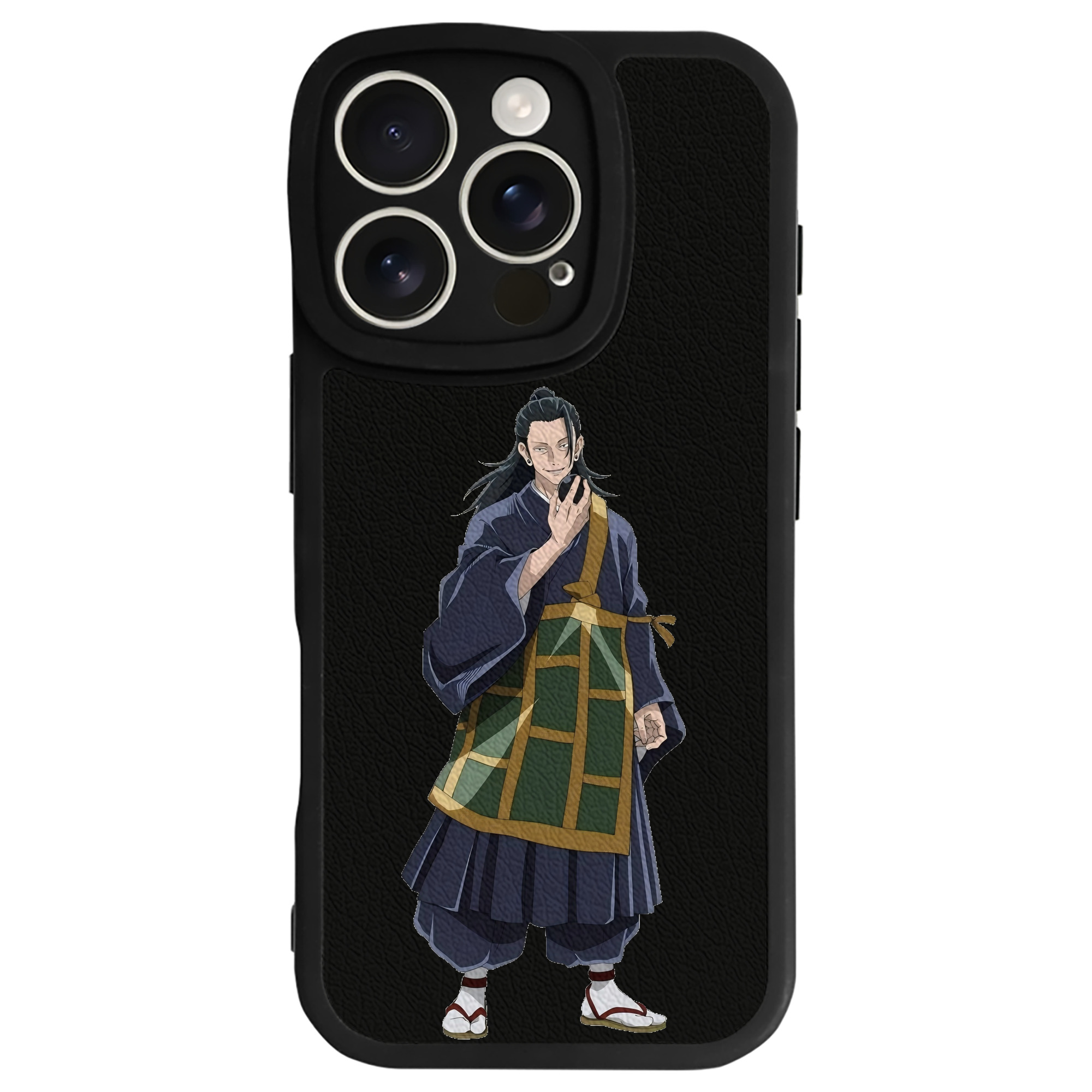 （画像用） 呪術廻戦 Jujutsu Kaisen 【iPhone 16シリーズ対応】シリコンスマホケース（レザー調） 材質：シリコン